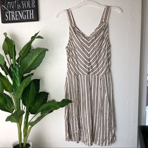 A New Day White Striped Dress